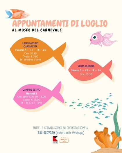 Attività al museo del carnevale