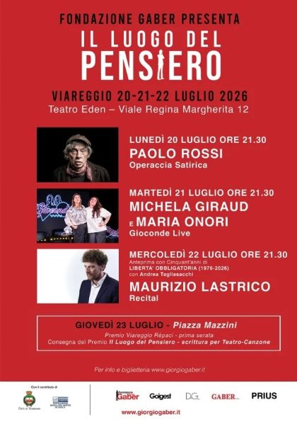 Il luogo del pensiero 2026